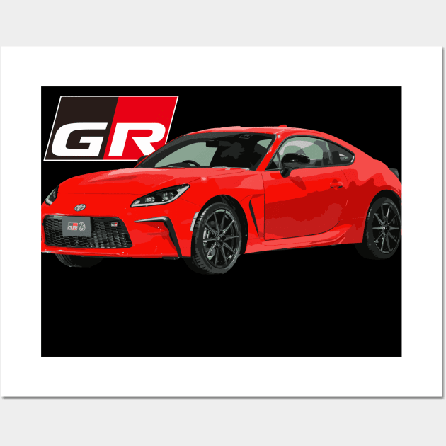 GR86 GAZOO RACING 86 Wall Art by cowtown_cowboy